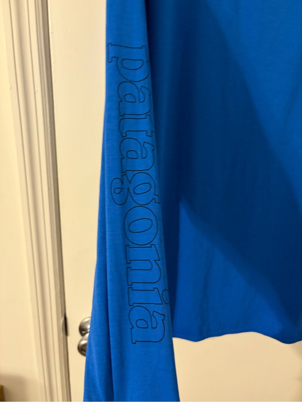 Patagonia Capilene Cool Daily Long Sleeve Shirt Mens XXL Blue Logo Sleeve - Picture 3 of 5